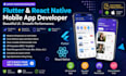 develop flutter and react native mobile app UI frontend developer
