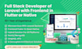 develop mobile apps backend in PHP laravel with UI in flutter and react native