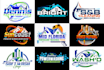 design professional cleaning, power washing and pressure washing logo