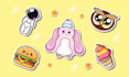 create awesome sticker, patch, label and chibi designs