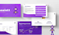 design investor pitch deck or presentation for fundraising