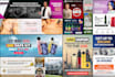 design high converting website banners for shopify stores