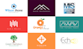 create 2 minimalist business logo design
