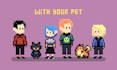 create your own pixel avatar, and you can customize it