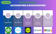 set up, reconcile and manage bookkeeping in xero and wave