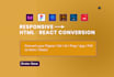 code your figma , psd or jpeg design website to life with html or react