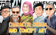 create character design and concept art