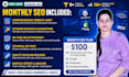 provide full monthly SEO service including technical, onpage and offpage