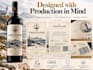 design a premium wine label ready for print and production