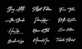 design handwritten, scripted, and unique signature logo