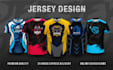 do sublimation jersey or esport jersey design