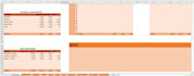provide a monthly automated budget spreadsheet,  in excel