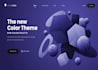 create modern 3d website design for your business