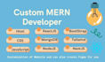 create responsive mern stack websites, web apps in react nodejs nextjs figma