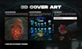 create 3d cover art, animation and idea development