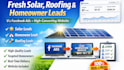 generate fresh solar roofing and homeowner leads with facebook ads build website