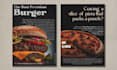 design creative 80s style retro vintage flyer or magazine ad