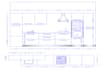 draw aluminium, wooden kitchen cabinet design an autocad 2d