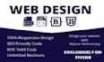 design responsive SEO optimized pixel perfect website