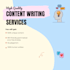 write SEO optimized articles and blogs