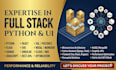 develop full stack web applications using python django and react