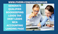 generate qualified bookkeeping leads tax debt mca accounting landing page