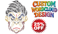 create stunning custom word cloud designs in unique shapes and colors