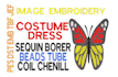 do image, vector embroidery logo digitizing dst pes emb