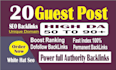 create guest post high da, dofollow backlinks ,guest posting