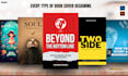 design professional book cover, ebook cover design KDP fixing, paper back design