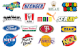create a excellent bootleg , mlb and parody logo