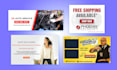design eye catching web banner