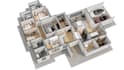 convert 2d to 3d floor plan in 24 hrs