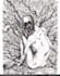 draw a horror illustration in ink