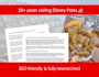 create disney world written blog content, guides or reviews