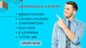build online course website learndash or tutor lms
