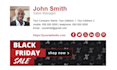 professional clickable HTML email signature