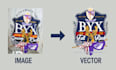 do convert anything to a high quality professional vector design