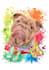 do pet portrait in butterfly inspired background