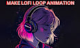 create lofi animation that you will relax in it