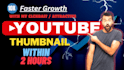 design custom youtube thumbnails in 12hrs