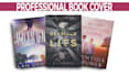 do romance book cover, fantasy book cover and mystery book cover design