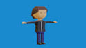 model 3d low poly characters