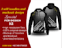 create sublimation hoodies design, mockup and vector