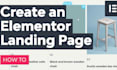design, redesign wordpress landing page, elementor landing page in 24 hours