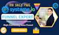 do systeme io sales funnel, landing page design, clickfunnel systeme io