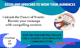 write amazing persuasive and motivational speeches