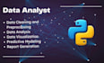 do perfect python scripts, data analysis and web scrapping
