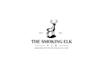 thinking whiskey bar meets hunting logo
