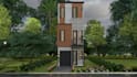 design 3d exterior design of residential and commercial building